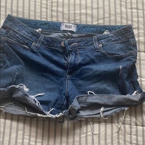 Paige shorts size 10